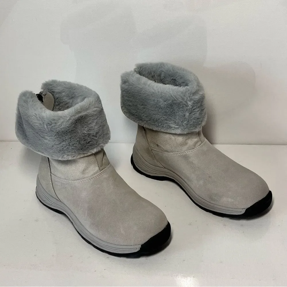 Muk Luks Ariel Water-Repellent Suede Winter Boots